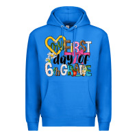 True Royal my first day of 6th grade Premium Hoodie - NancyCooperArtShop