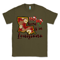 Army Green ho ho home is in louisiana Classic Tee - FaDigitalArtStudio