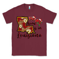 Burgundy ho ho home is in louisiana Classic Tee - FaDigitalArtStudio