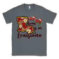 Charcoal Heather ho ho home is in louisiana Classic Tee - FaDigitalArtStudio
