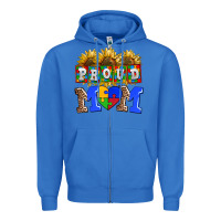 True Royal proud mom Zipper Hoodie - AdoDesignShop