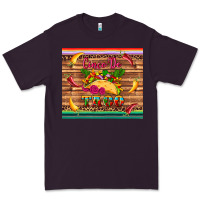 Plum cinco de taco paper serape leopard wooden Premium Tee - Artiststas