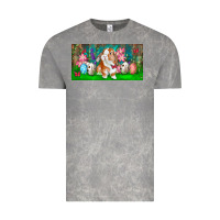 Cloud Rock Spring Easter Bunny Vintage Tee - RanaPortraitStore