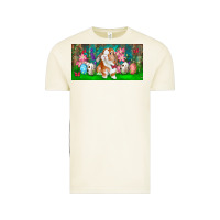 Vintage Arctic Spring Easter Bunny Vintage Tee - RanaPortraitStore