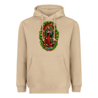 Our Lady Of Guadalupe Christmas Heavyweight Hoodie | Teevron