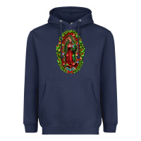 Navy our lady of guadalupe christmas Heavyweight Hoodie - Jasminsmagicworld
