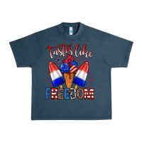 Midnight Navy taster like freedom Urban Heavy Tee - Zillion Design Studio