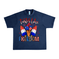 Navy taster like freedom Urban Heavy Tee - Zillion Design Studio