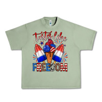 Oil Green taster like freedom Urban Heavy Tee - Zillion Design Studio