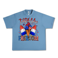 Pebble Blue taster like freedom Urban Heavy Tee - Zillion Design Studio