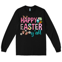 Black Happy Easter y'all Long Sleeve Tee - Neo Western