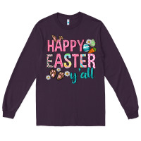 Plum Happy Easter y'all Long Sleeve Tee - Neo Western