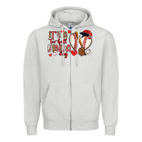 Dove Grey it s a tee ball kinda day baseball Zipper Hoodie - Artiststas