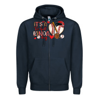 Navy it s a tee ball kinda day baseball Zipper Hoodie - Artiststas