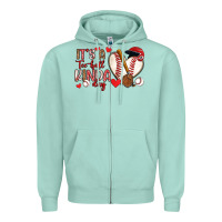 Seafoam it s a tee ball kinda day baseball Zipper Hoodie - Artiststas