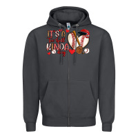 Smoke it s a tee ball kinda day baseball Zipper Hoodie - Artiststas
