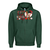 Sports Green it s a tee ball kinda day baseball Zipper Hoodie - Artiststas