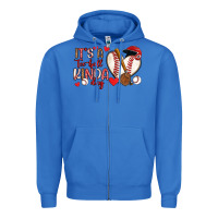 True Royal it s a tee ball kinda day baseball Zipper Hoodie - Artiststas