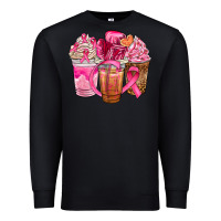 Black breast cancer coffee cups Premium Sweatshirt - NancyCooperArtShop