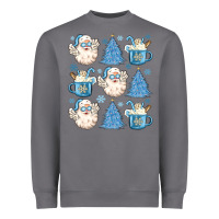 Storm santa claus doodles christmas Heavyweight Sweatshirt - MaliasSmallBusiness