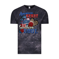 Cloud Black american heart southern soul Vintage Tee - Zillion Design Studio