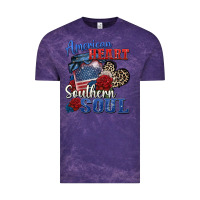 Cloud Purple american heart southern soul Vintage Tee - Zillion Design Studio