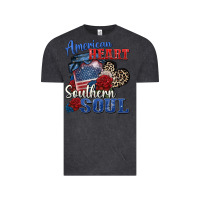 Vintage Black american heart southern soul Vintage Tee - Zillion Design Studio