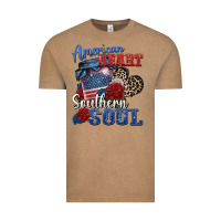 Vintage Coffee american heart southern soul Vintage Tee - Zillion Design Studio