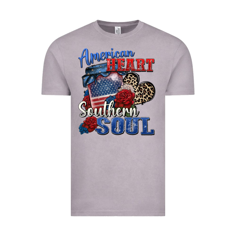 American Heart Southern Soul Vintage Tee by Zillion Design Studio | Teevron