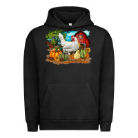 Pigment Black Fall Chicken Urban Hoodie - LillyAllenDesigns