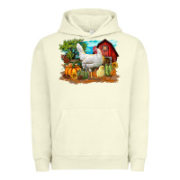 Pigment Pistachio Fall Chicken Urban Hoodie - LillyAllenDesigns
