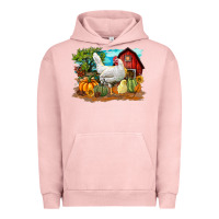 Pigment Salmon Fall Chicken Urban Hoodie - LillyAllenDesigns