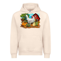 Sandshell Fall Chicken Urban Hoodie - LillyAllenDesigns