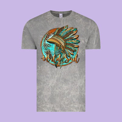Wild Soul Vintage Tee Designed By Barkaloodesign