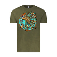 Vintage Olive wild soul Vintage Tee - BarkalooDesign