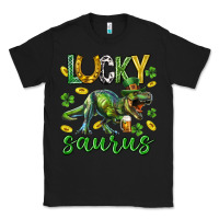 Black Lucky saurus st.patricks day Classic Tee - Neo Western