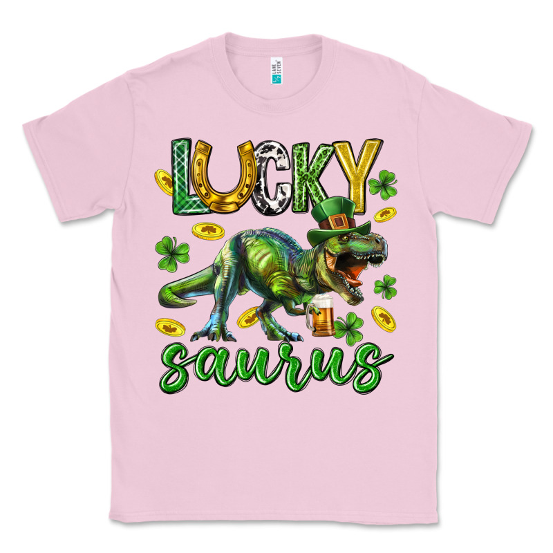 Lucky Saurus St.patricks Day Classic Tee by Neo Western | Teevron