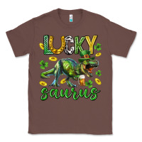 Chestnut Lucky saurus st.patricks day Classic Tee - Neo Western