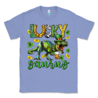 Colony Blue Lucky saurus st.patricks day Classic Tee - Neo Western