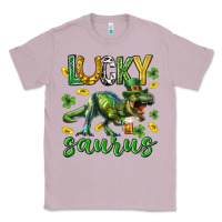 Lilac Lucky saurus st.patricks day Classic Tee - Neo Western