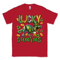 Red Lucky saurus st.patricks day Classic Tee - Neo Western