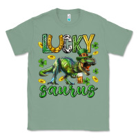 Sage Lucky saurus st.patricks day Classic Tee - Neo Western