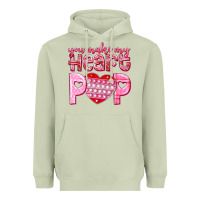 Matcha you make my heart pop Heavyweight Hoodie - NancyCooperArtShop