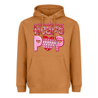 Meerkat you make my heart pop Heavyweight Hoodie - NancyCooperArtShop