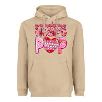 Mushroom you make my heart pop Heavyweight Hoodie - NancyCooperArtShop