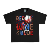 Black red wine and blue Urban Heavy Tee - Zillion Design Studio