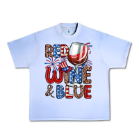 Grape Ice red wine and blue Urban Heavy Tee - Zillion Design Studio
