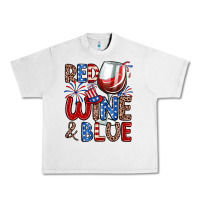 Lunar Rock red wine and blue Urban Heavy Tee - Zillion Design Studio