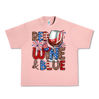 Salmon red wine and blue Urban Heavy Tee - Zillion Design Studio