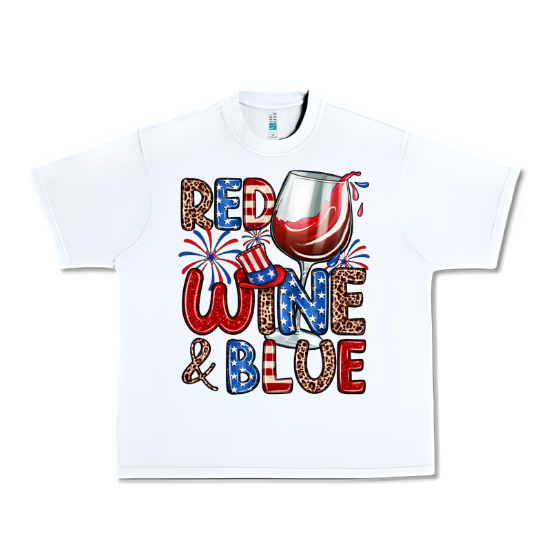 Red Wine And Blue Urban Heavy Tee by Zillion Design Studio | Teevron
